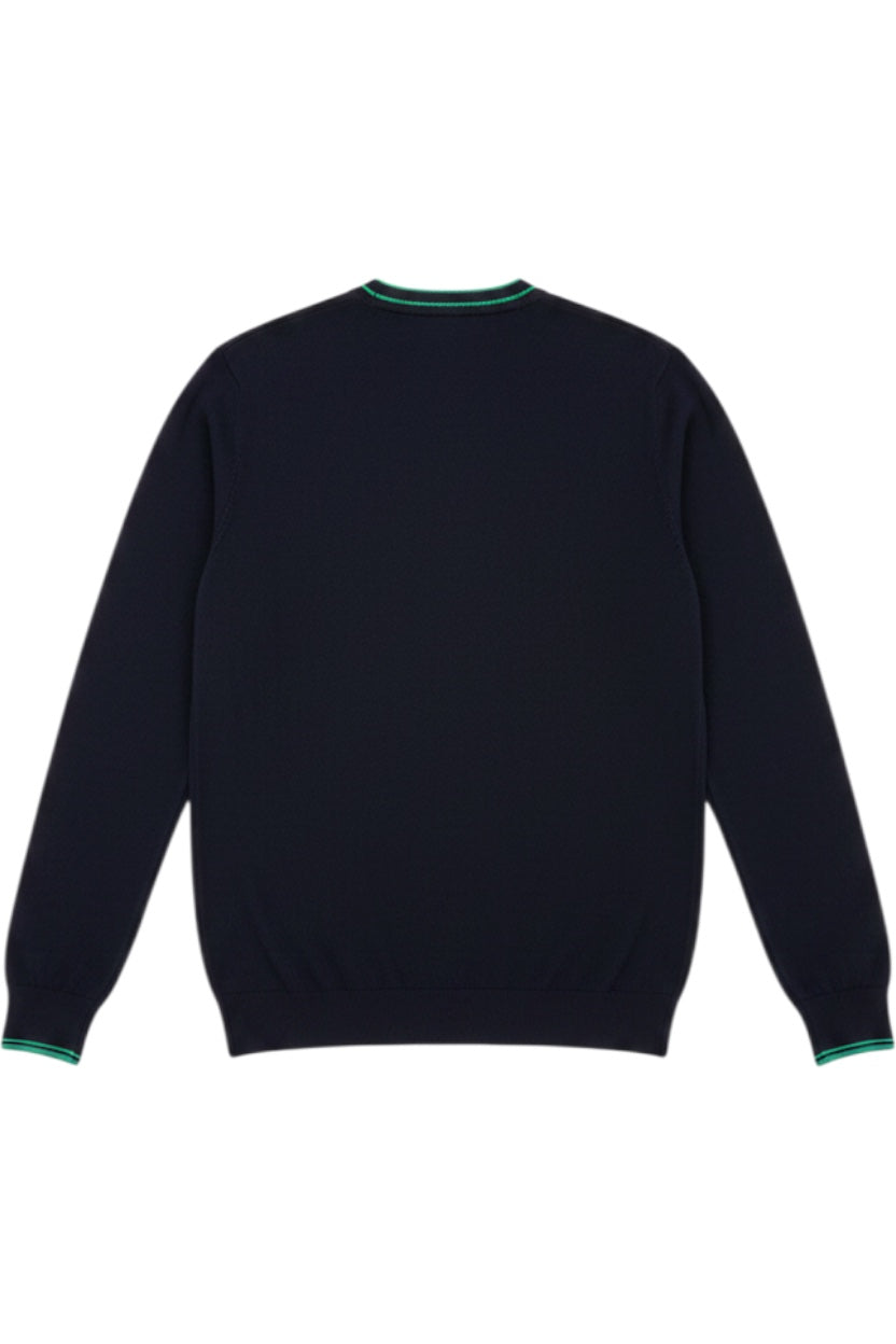 U.S. Polo Assn. Herren Strickpullover Blau Grün Größe L