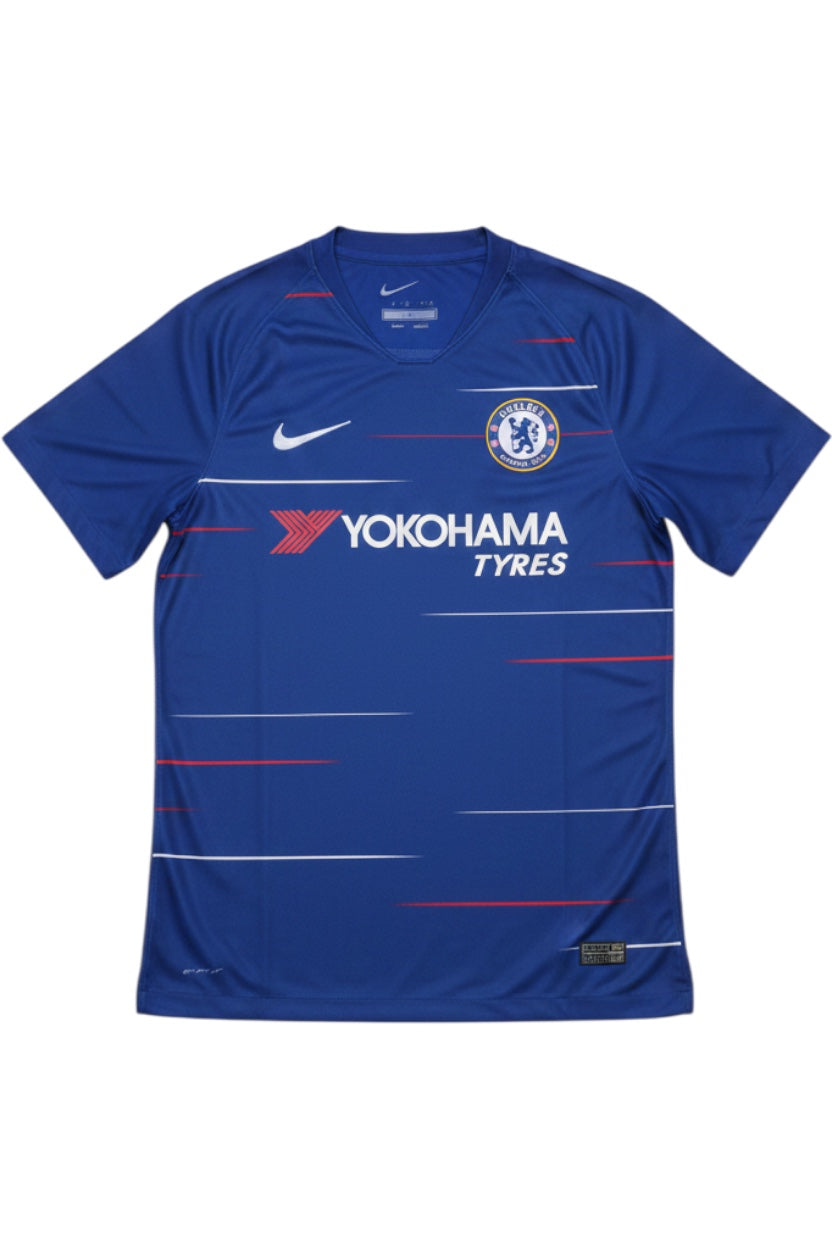 Nike Herren Fußball Trikot Blau Weiß Rot Streifen Größe M