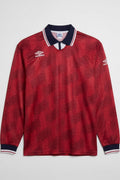 Umbro Herren Trainingsoberteil Rot Blau Weiß Größe XL