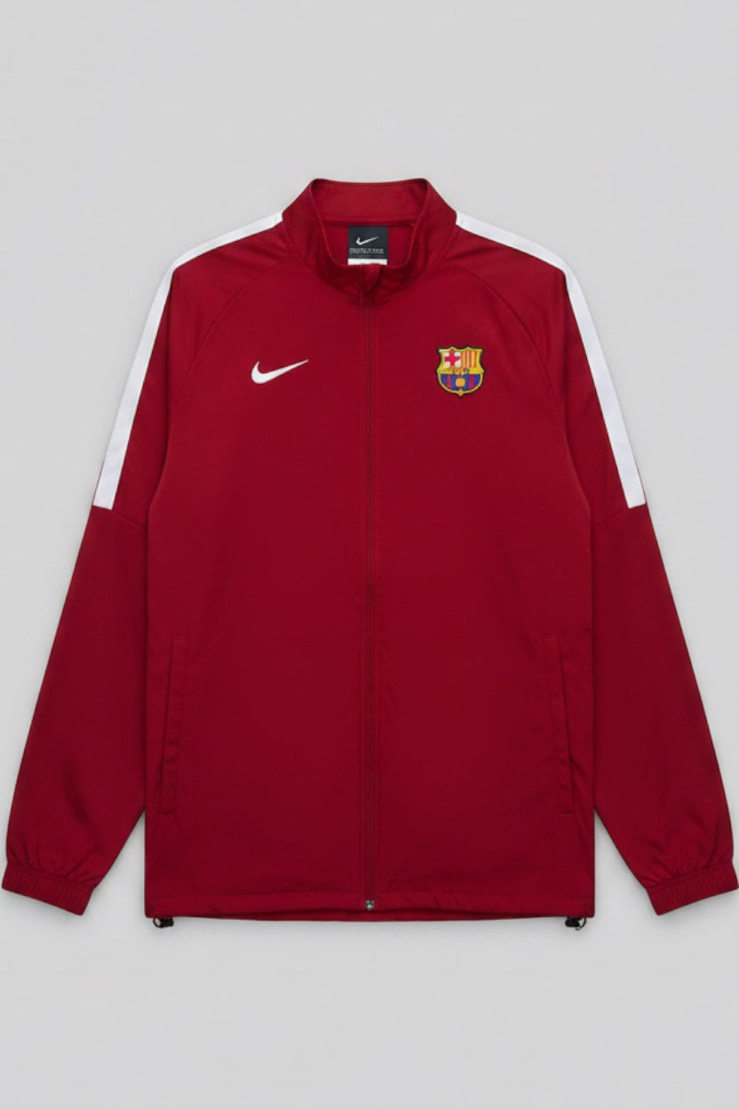 Nike Herren Trainingsjacke Rot Weiß Größe XL