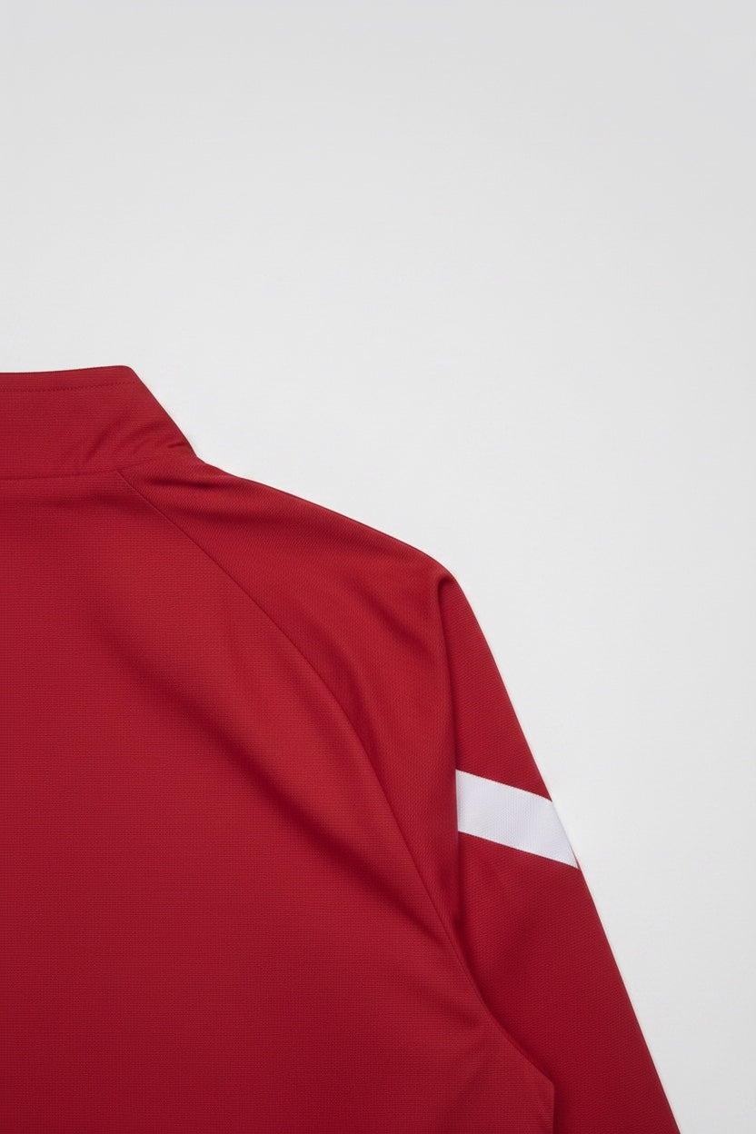 Nike Herren Trainingsjacke Rot Weiß Größe XL