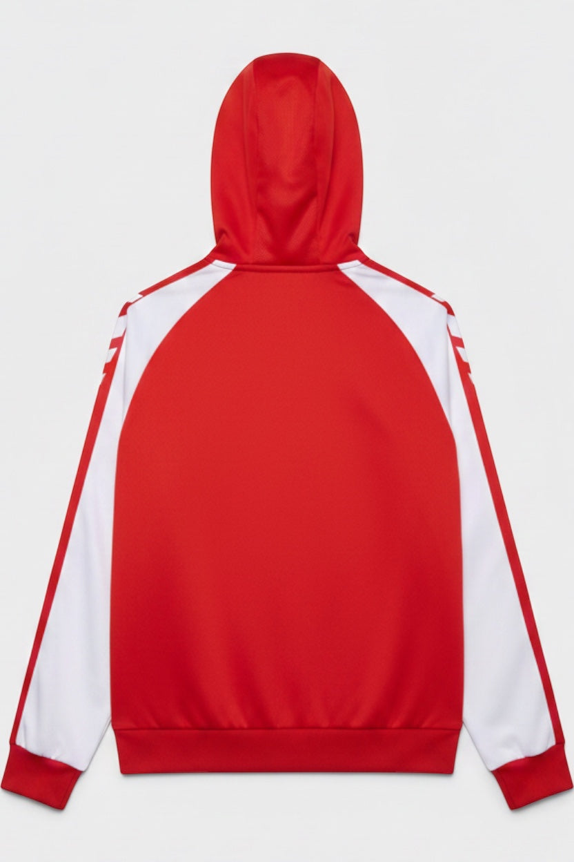 Erima Herren Trainingsjacke Rot Weiß Größe M