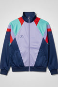 Bagheera Company Herren Trainingsjacke Blau Rot Lila Größe M