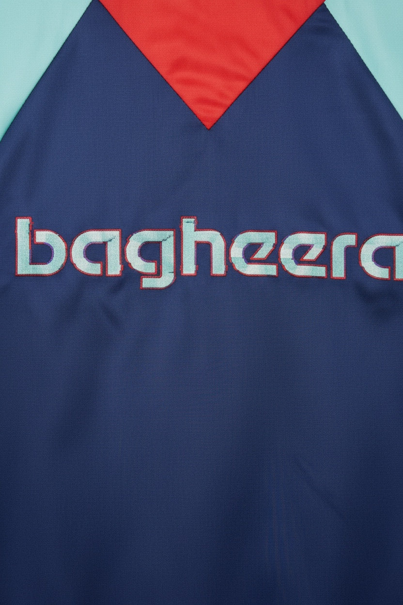 Bagheera Company Herren Trainingsjacke Blau Rot Lila Größe M
