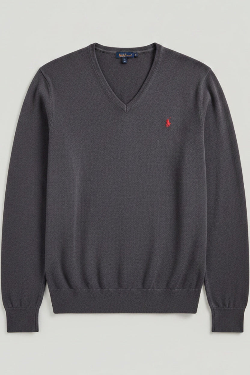 Polo Club Herren Pullover Grau Größe XL