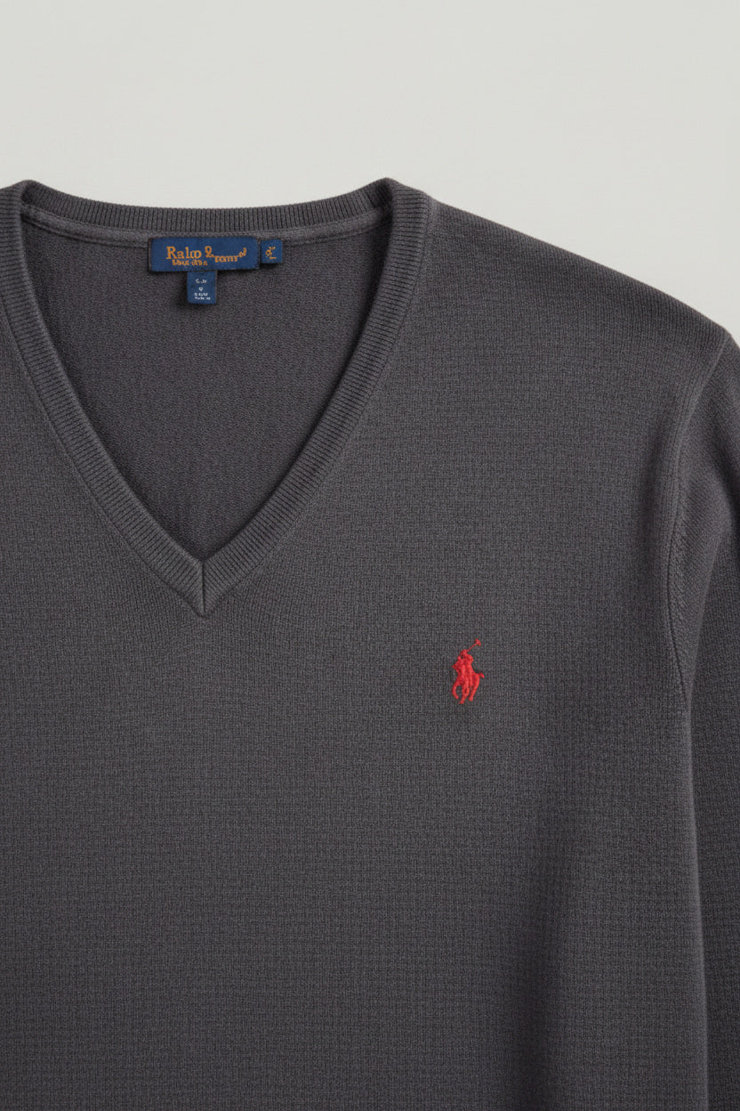 Polo Club Herren Pullover Grau Größe XL