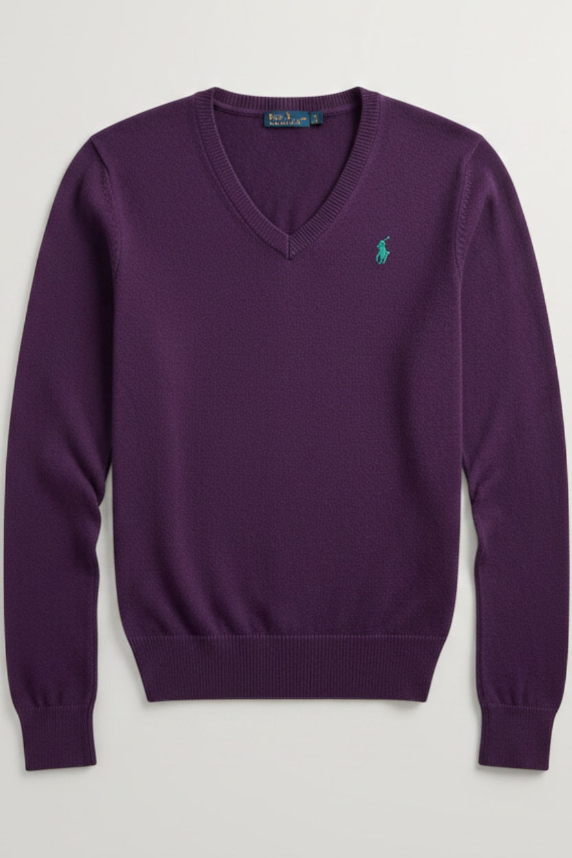 Polo Golf Ralph Lauren Herren Pullover Lila Größe L