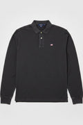 Polo Jeans Company Ralph Lauren Herren Rugby Shirt Grau Größe M