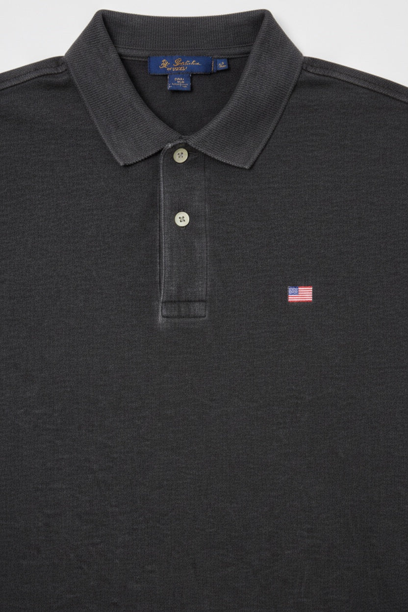 Polo Jeans Company Ralph Lauren Herren Rugby Shirt Grau Größe M