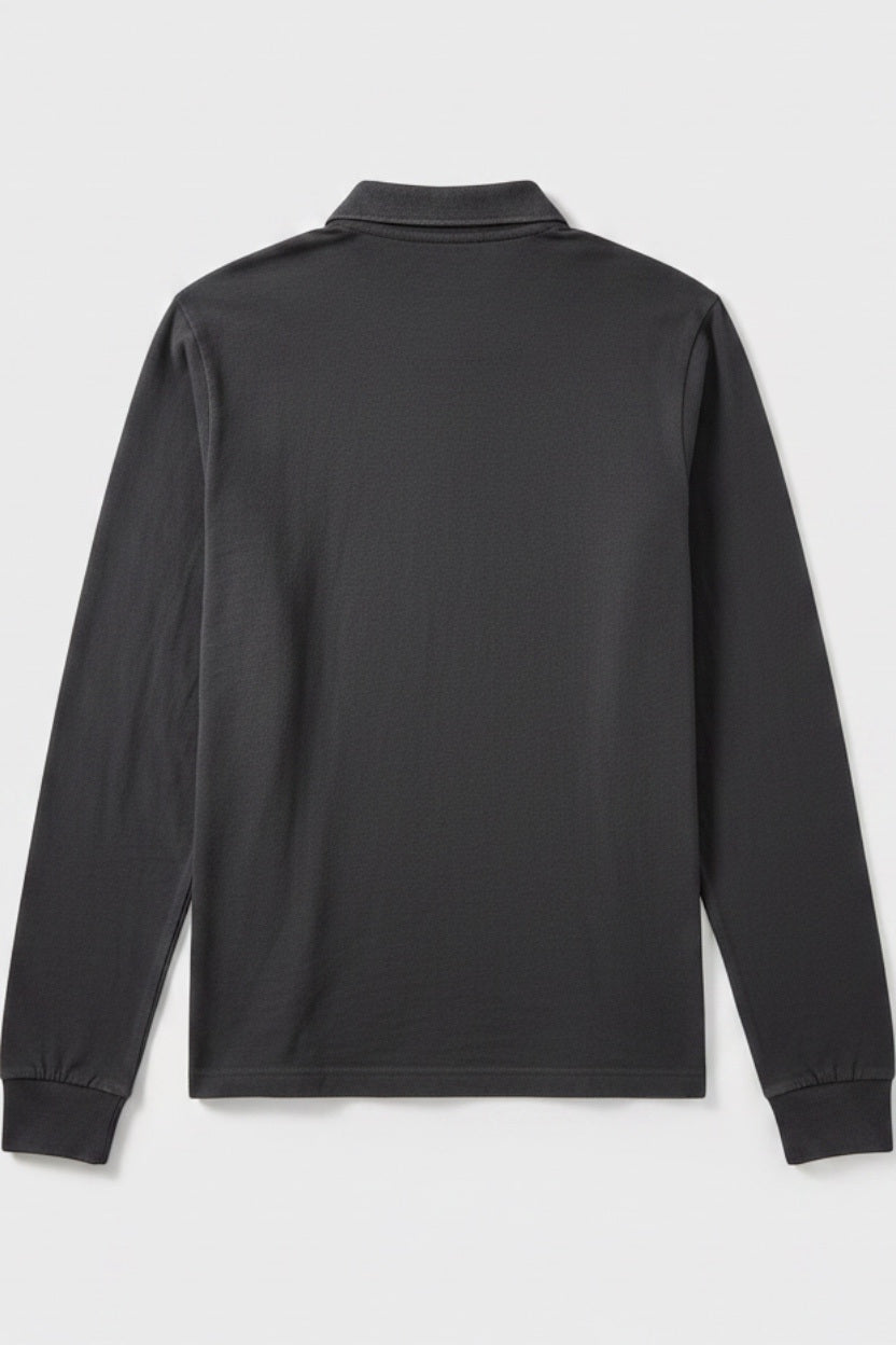 Polo Jeans Company Ralph Lauren Herren Rugby Shirt Grau Größe M