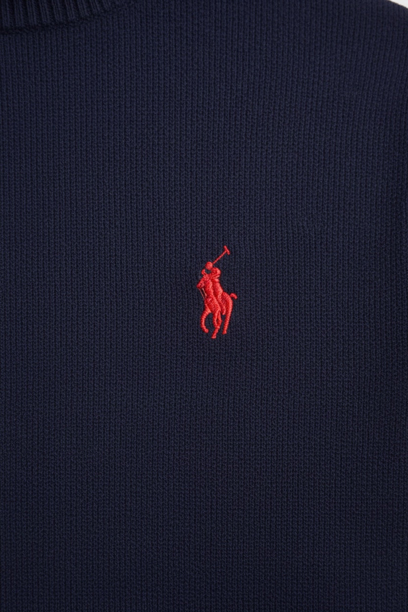 Polo Ralph Lauren Herren Rollkragenpullover Blau Größe S/M