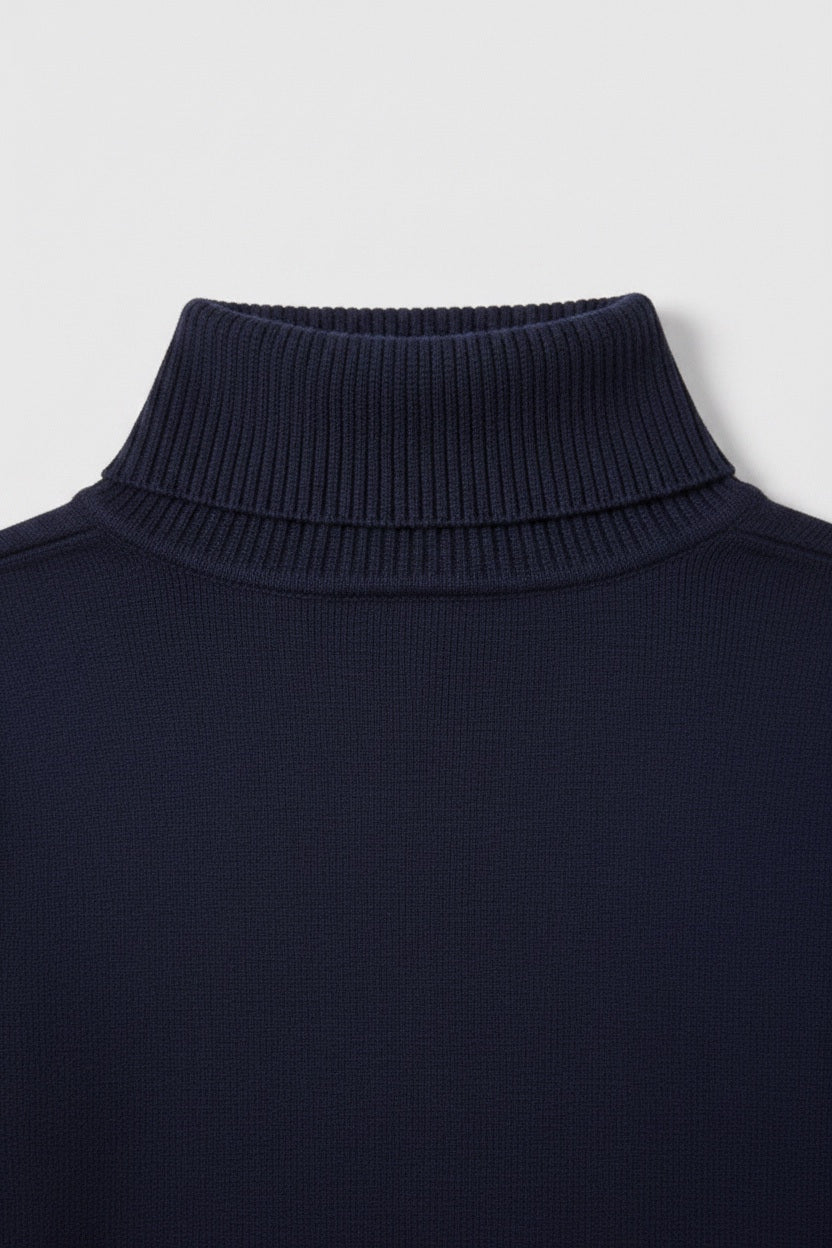 Polo Ralph Lauren Herren Rollkragenpullover Blau Größe S/M