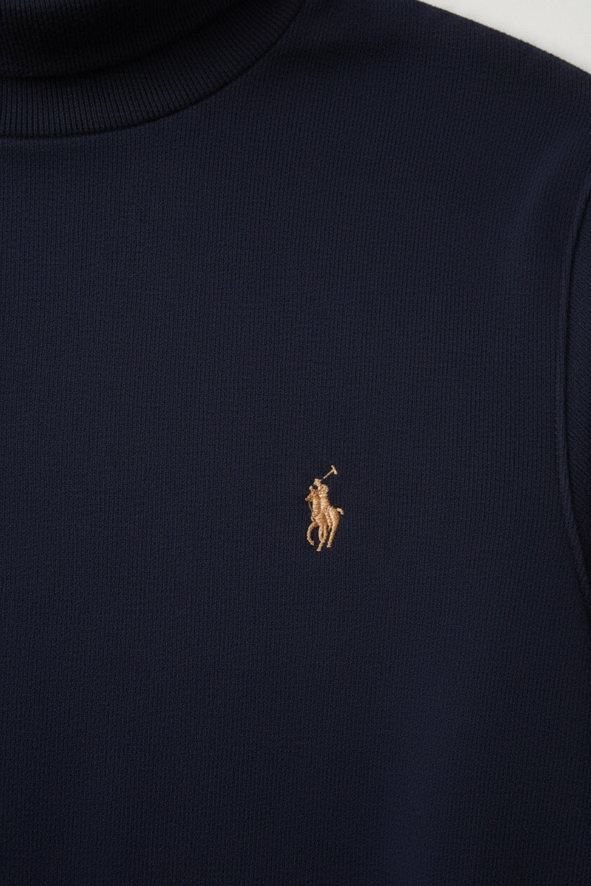 Polo Ralph Lauren Herren Rollkragenpullover Blau Größe XL