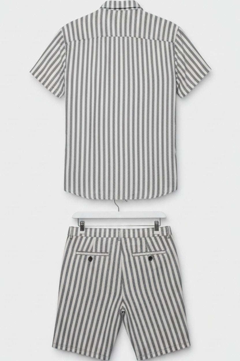 Blend Herren Set Blau Weiß Größe M
