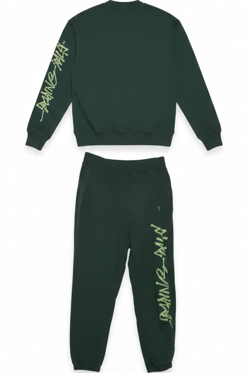H&M Herren Freizeitanzug Grün Größe S