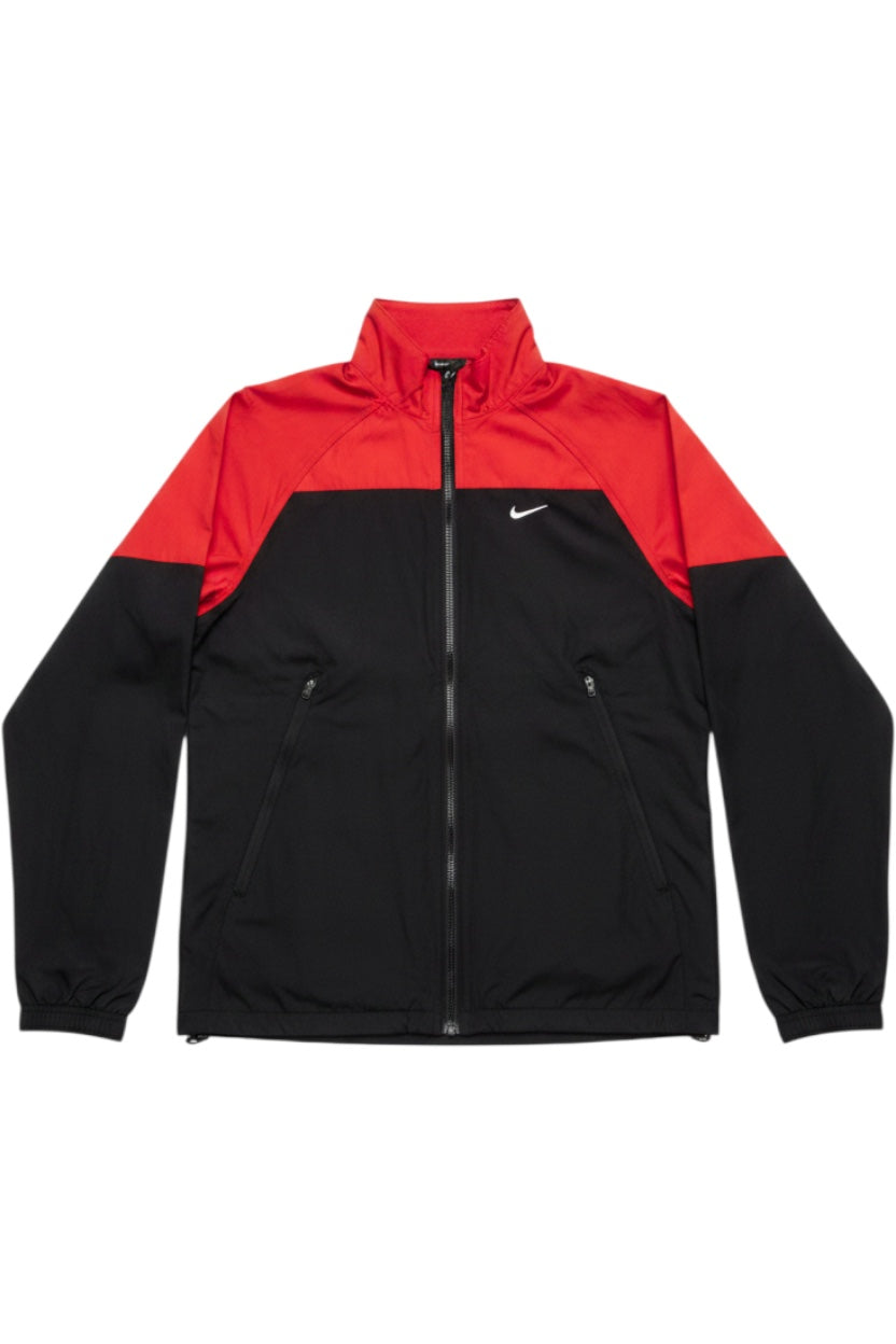 Nike Herren Trainingsjacke Rot Schwarz Größe M