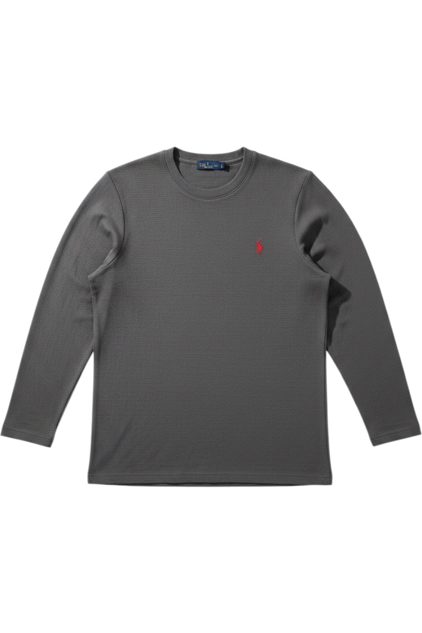 Polo Ralph Lauren Herren Langarmshirt Grau Größe M
