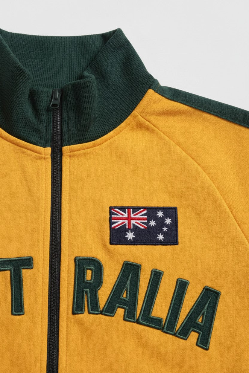 Oxley Herren Trainingsjacke Gelb Grün Mehrfarbig Größe S