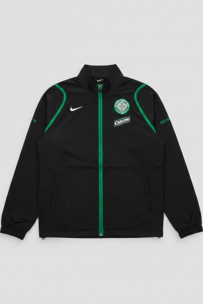 Nike Herren Trainingsjacke Schwarz Grün Größe S