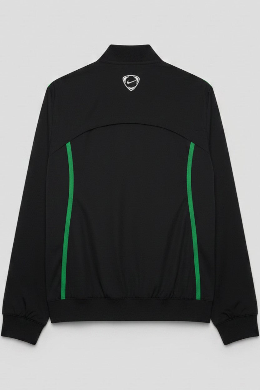 Nike Herren Trainingsjacke Schwarz Grün Größe S