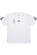 Adidas Herren T-Shirt Weiß-Schwarz Print Größe M