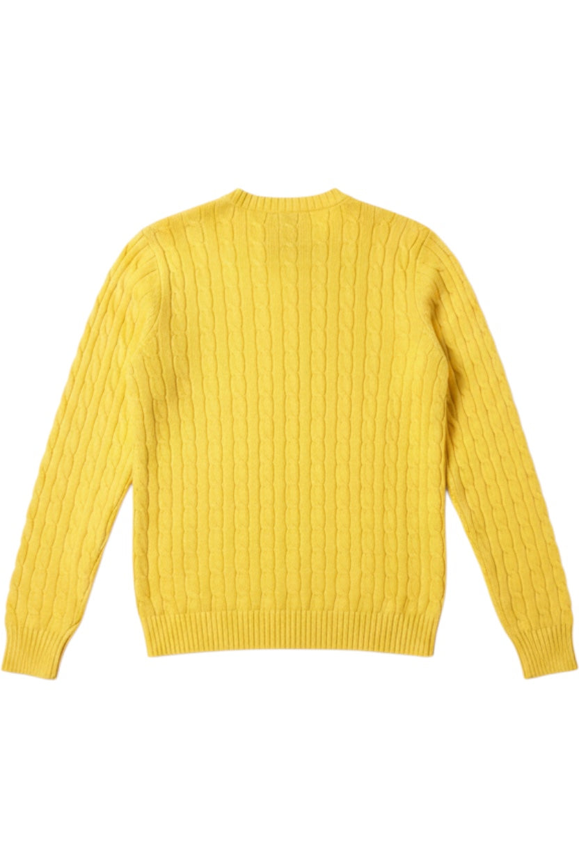 Ralph Lauren Herren Strickpullover Gelb Größe S