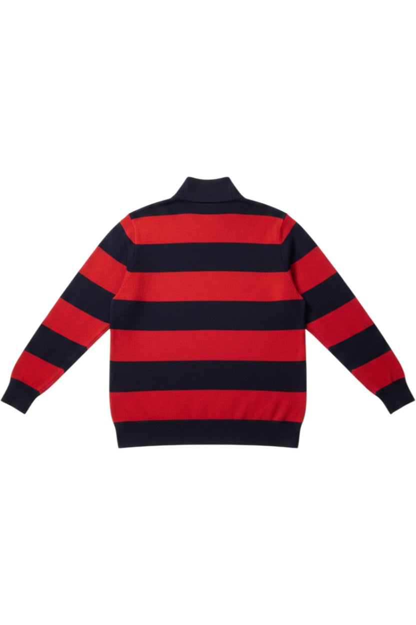 Lauren Ralph Lauren Herren Strickpullover Rot Blau Größe XL