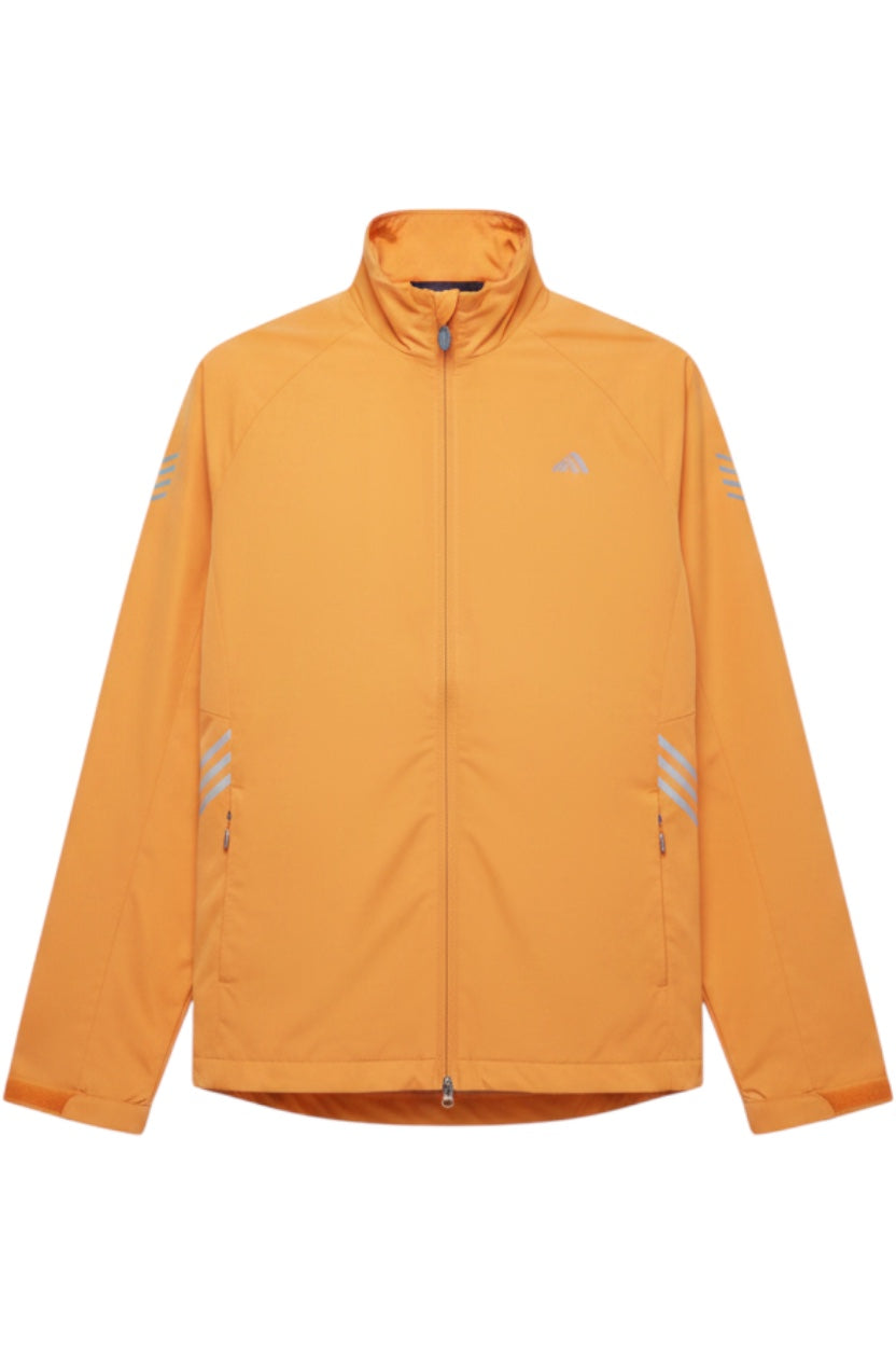 Adidas Herren Trainingsjacke Orange Einfarbig Größe XL