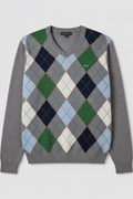 U.S. Polo Assn. Herren Pullover Grau Mehrfarbig Größe XL