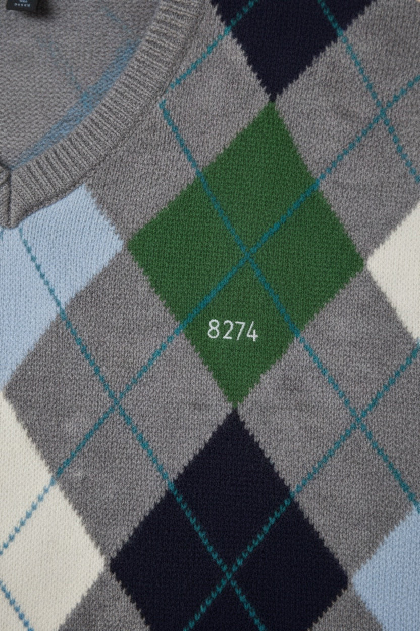 U.S. Polo Assn. Herren Pullover Grau Mehrfarbig Größe XL