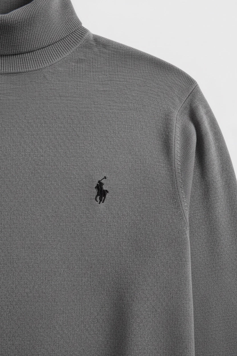 U.S. Polo Assn. Herren Rollkragenpullover Grau Größe XL