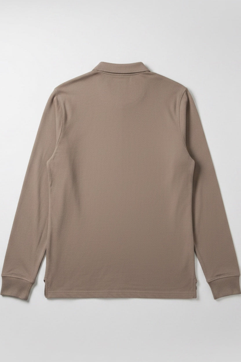 U.S. Polo Assn. Herren Rugby Shirt Beige Größe XXL
