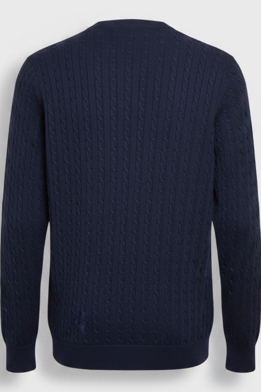 U.S. Polo Assn. Herren Strickpullover Blau Größe L