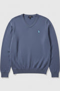 U.S. Polo Assn. Herren Strickpullover Blau Größe L
