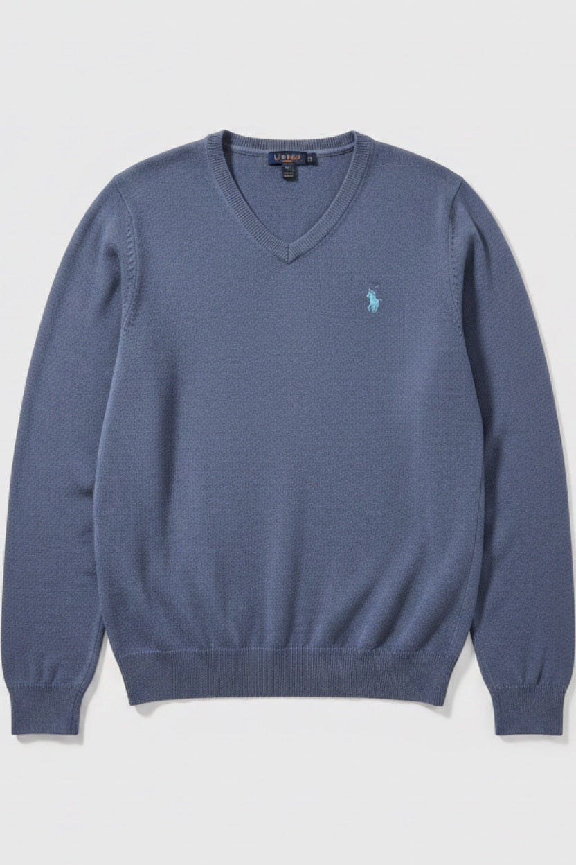 U.S. Polo Assn. Herren Strickpullover Blau Größe L