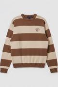 U.S. Polo Assn. Herren Strickpullover Braun Beige Größe XXL