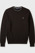 U.S. Polo Assn. Herren Strickpullover Braun Größe L