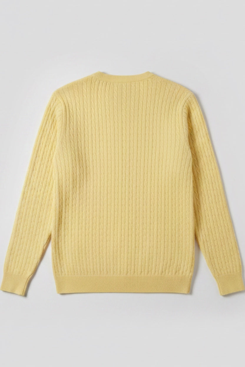 U.S. Polo Assn. Herren Strickpullover Gelb Größe L
