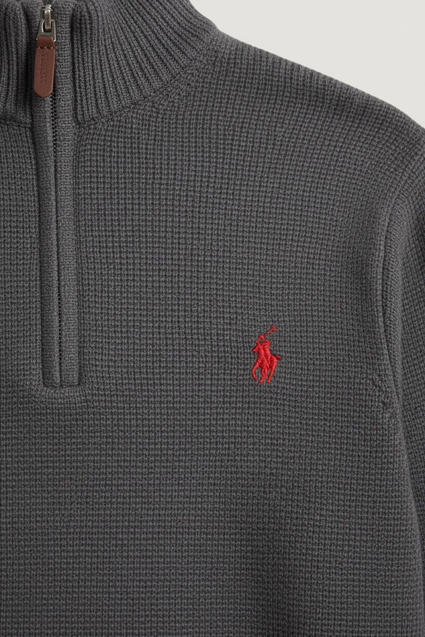 U.S. Polo Assn. Herren Strickpullover Grau Größe M