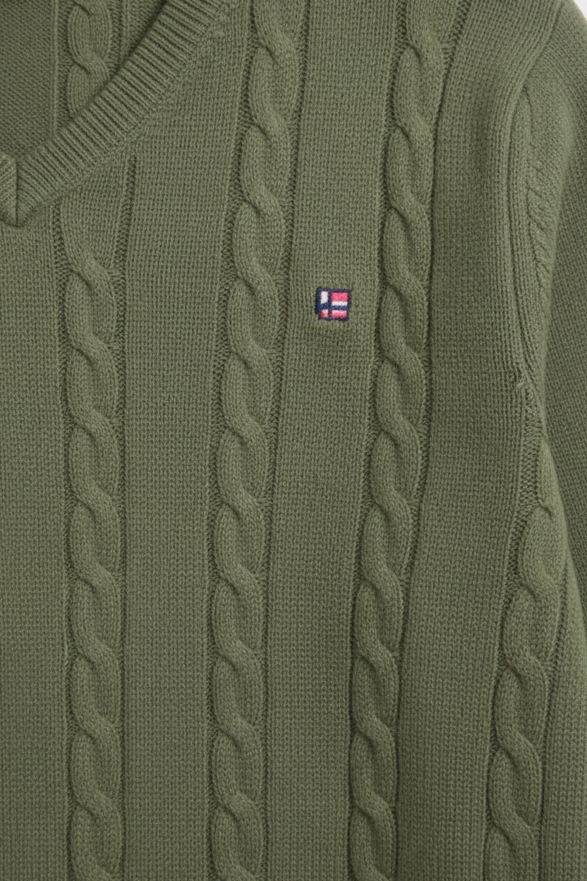 U.S. Polo Assn. Herren Strickpullover Grün Größe M
