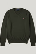 U.S. Polo Assn. Herren Strickpullover Grün Größe M