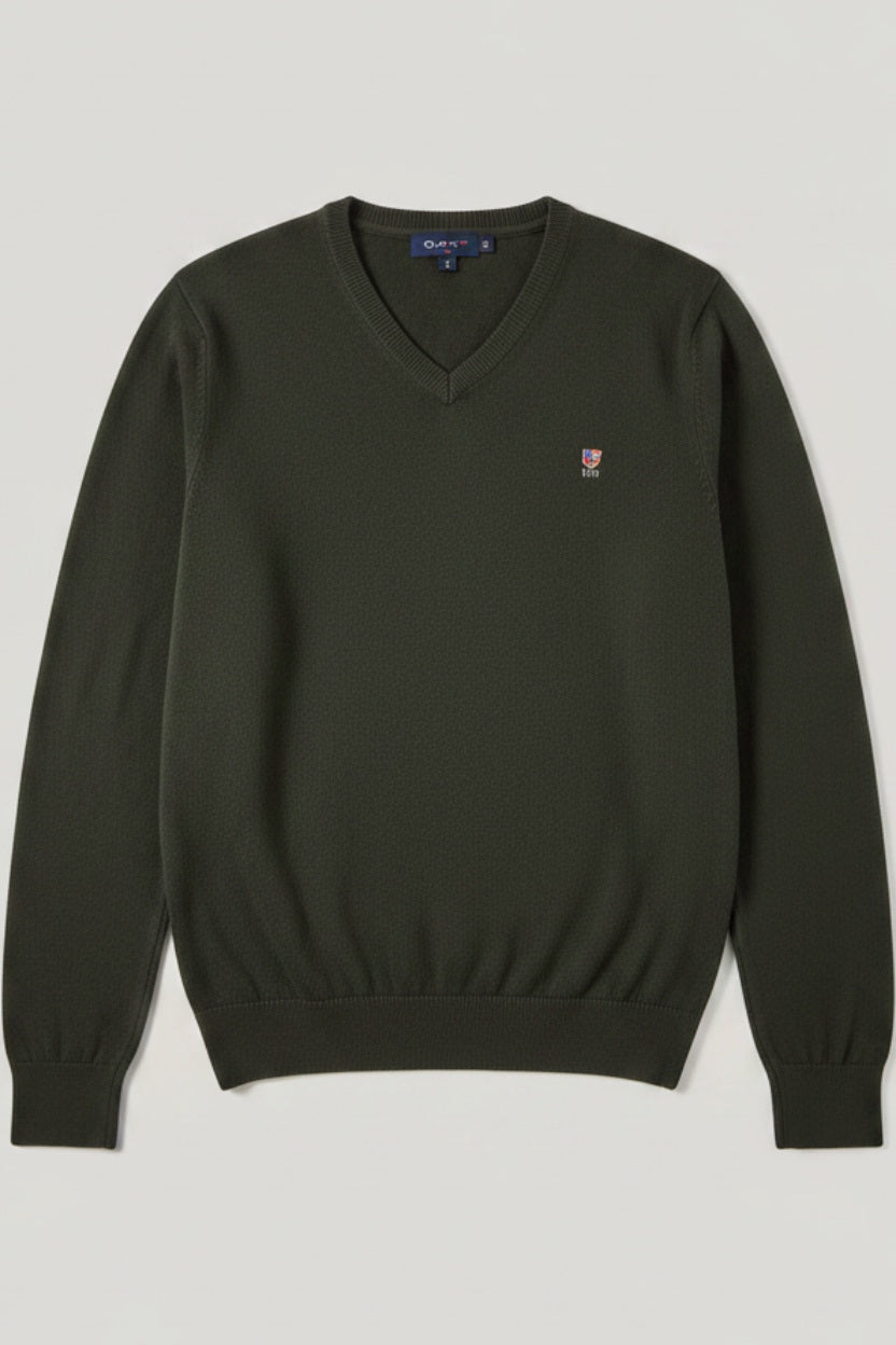 U.S. Polo Assn. Herren Strickpullover Grün Größe M