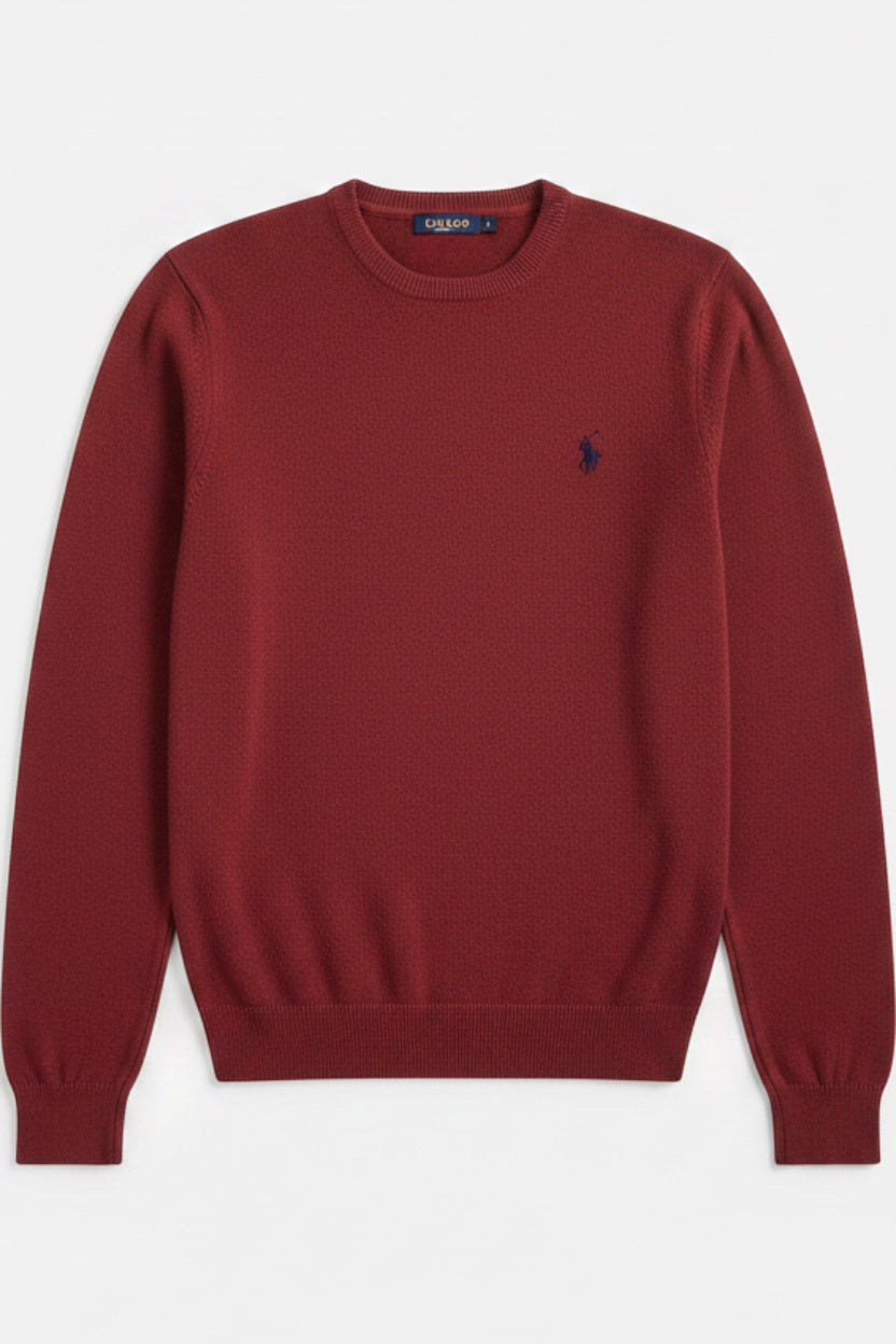U.S. Polo Assn. Herren Strickpullover Rot Größe M