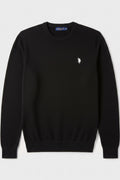 U.S. Polo Assn. Herren Strickpullover Schwarz Größe L