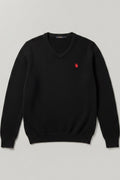 U.S. Polo Assn. Herren Strickpullover Schwarz Größe XL