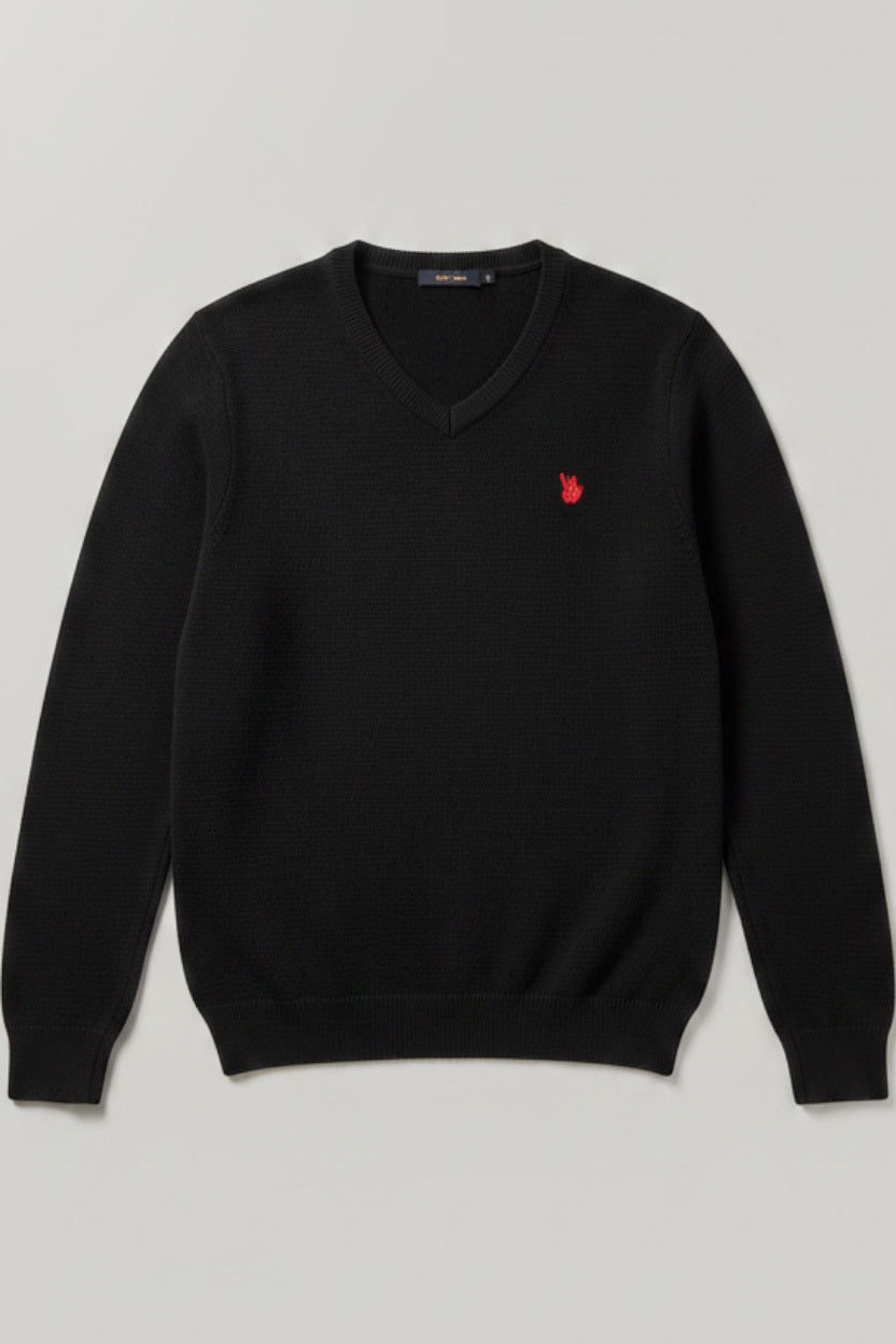 U.S. Polo Assn. Herren Strickpullover Schwarz Größe XL