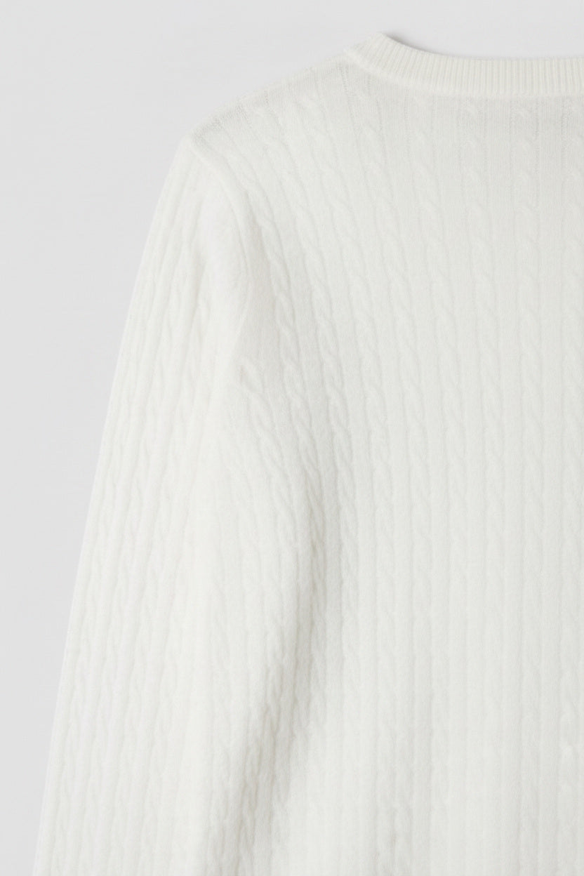 U.S. Polo Assn. Herren Strickpullover Weiß Größe L