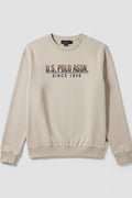 U.S. Polo Assn. Herren Sweatshirt Beige Größe L