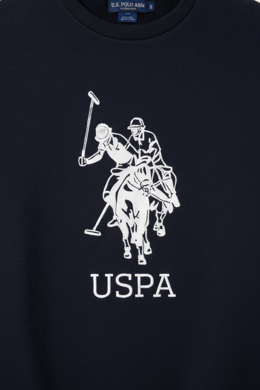 U.S. Polo Assn. Herren Sweatshirt Blau Größe S