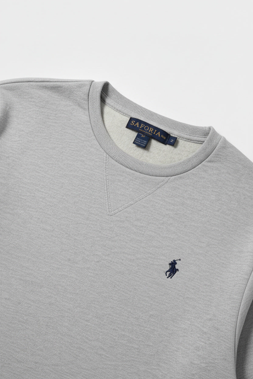 U.S. Polo Assn. Herren Sweatshirt Grau Größe L